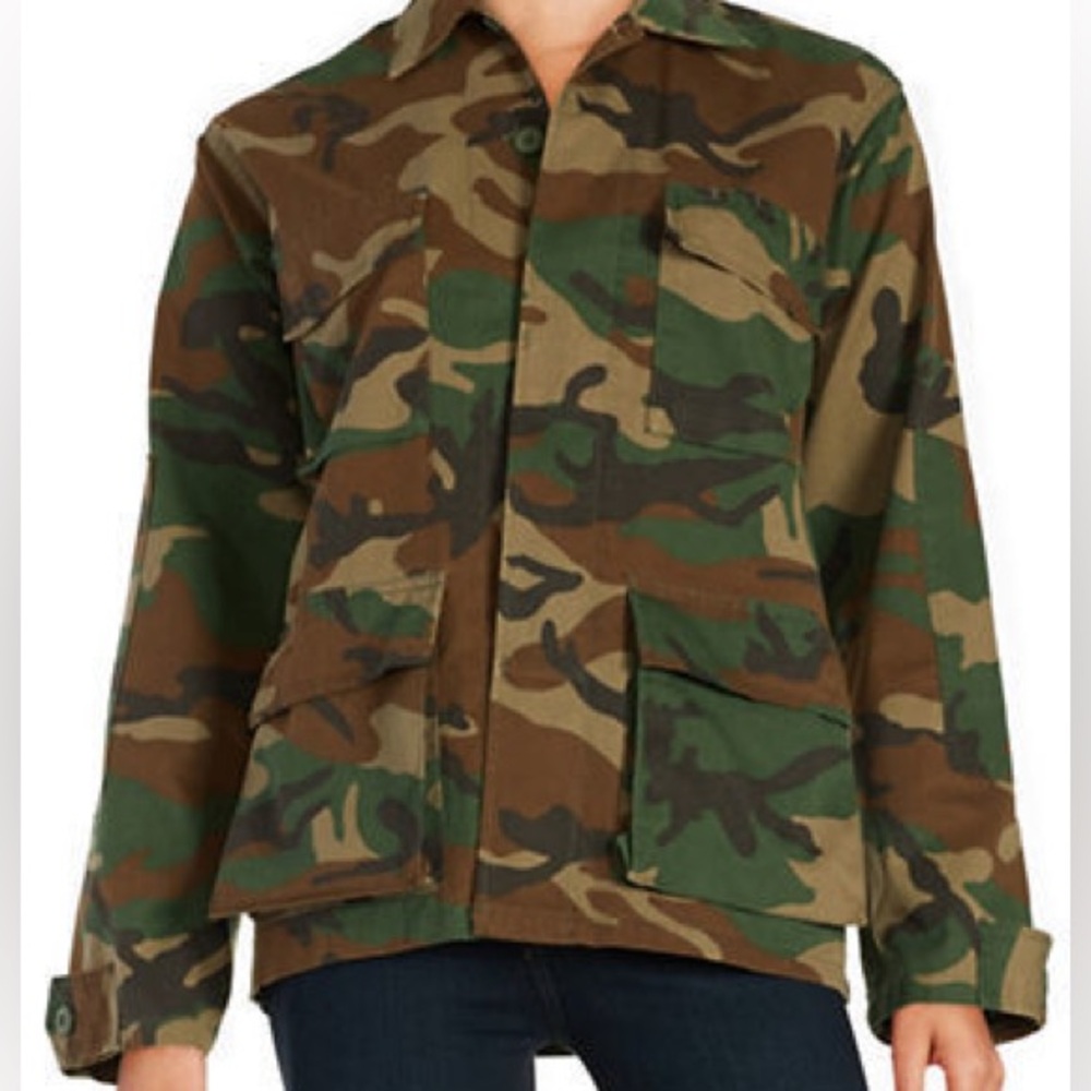 VINTAGE TWIN (I WOKE UP LIKE THIS) CAMO JACKET